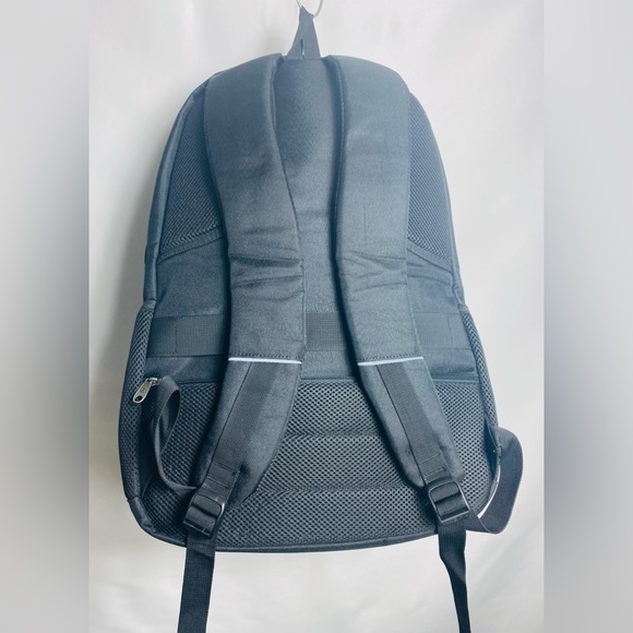 Bruno Cavalli Laptop Bag USB Charging Port Backpack School Book 18" Canvas Black - Picture 4 of 12